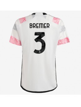 Billige Juventus Gleison Bremer #3 Bortedrakt 2023-24 Kortermet